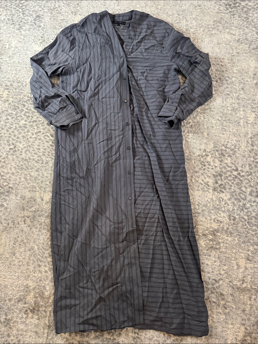 Zara Button Down Dress with Buttons in Back